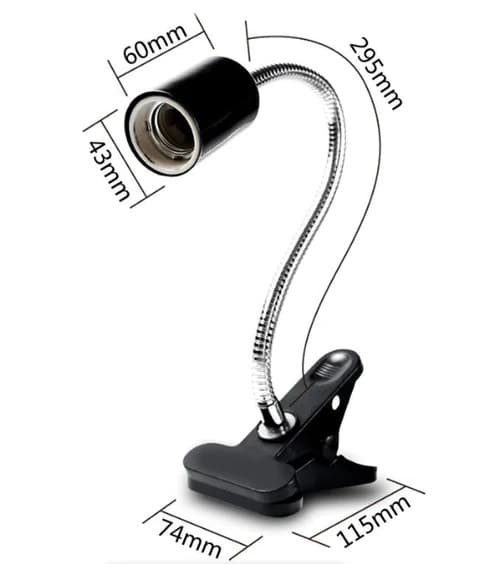 Adjustable Lamp Stand with Clip and Switch GROW FOLK