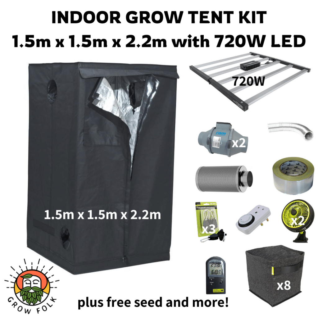 TRAFIKA Growzelt Fu00fcr Indoor-Anbau 240x240x200CM / GROW TENT/GROW Box